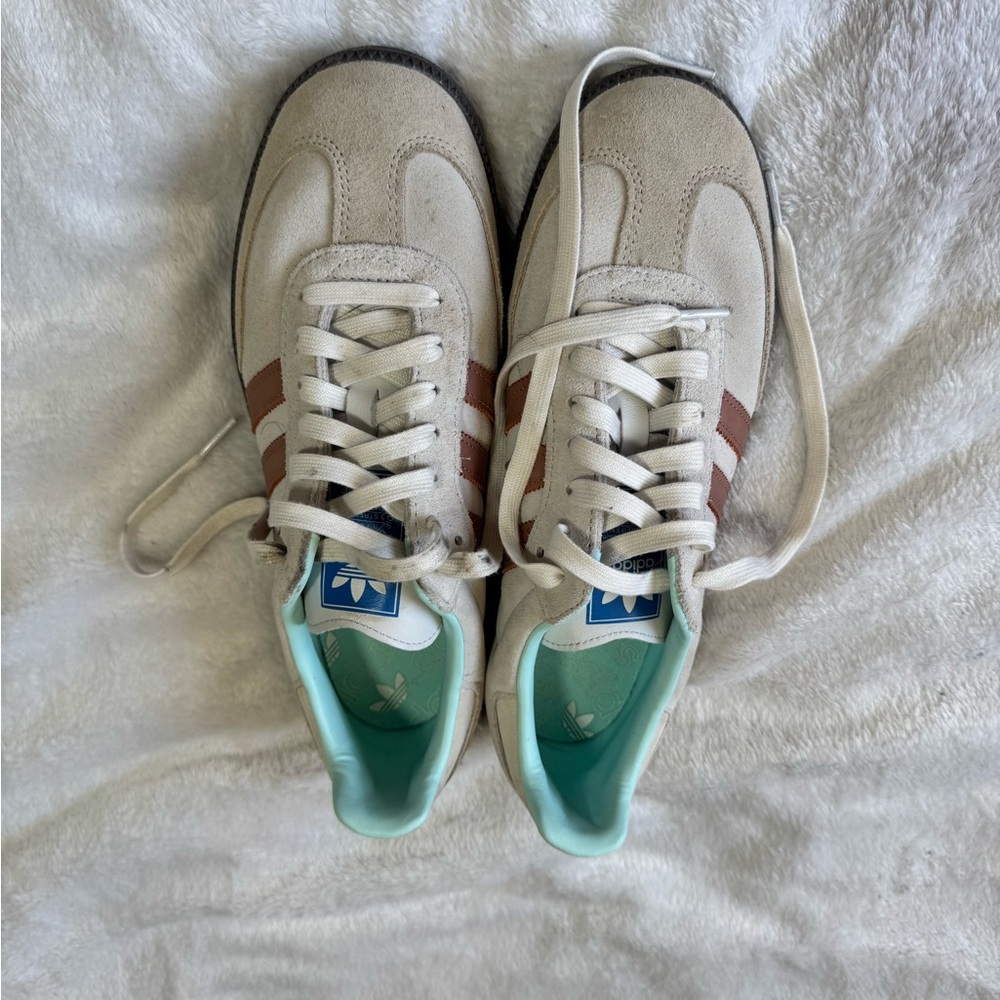 Adidas samba Beige and Brown Sneakers